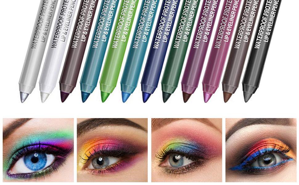 đ„Lang anhaltender wasserfester Eyeliner-Stift, modische Augen-Make-up-Kosmetik