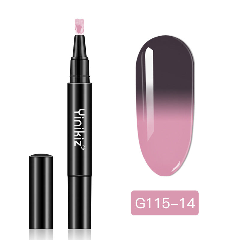 Yinikiz® Temperaturverändernder Nagellack-Gelstift – Drehen zum Freigeben des Klebers