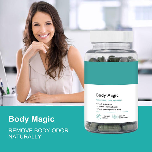 Body Magic Chlorophyll-Pille – Gegen Körpergeruch, Entgiftung und Haut