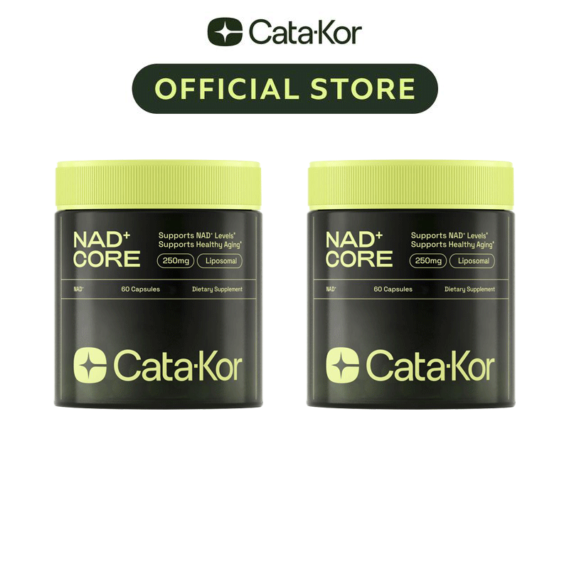 Cata-Kor 250 mg – NAD+-Nahrungsergänzungsmittel zur Unterstützung der Hautalterung, für mehr Energie und Konzentration – 60 Stück – Vitamin- & Wellness-Nahrungsergänzungsmittel, essbar