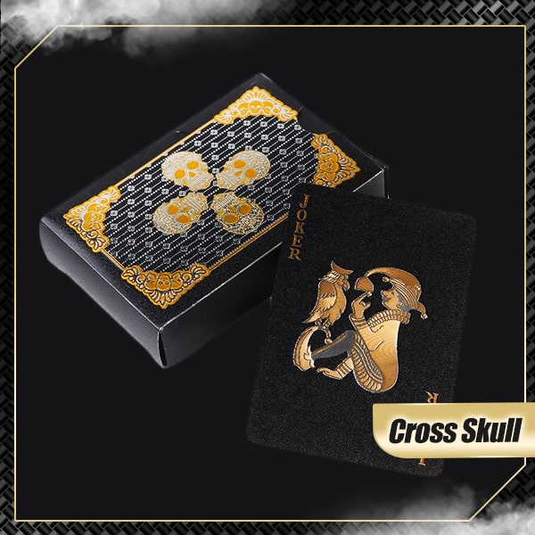 Schwarz-Goldene Luxus-Spielkarten