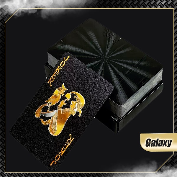 Schwarz-Goldene Luxus-Spielkarten