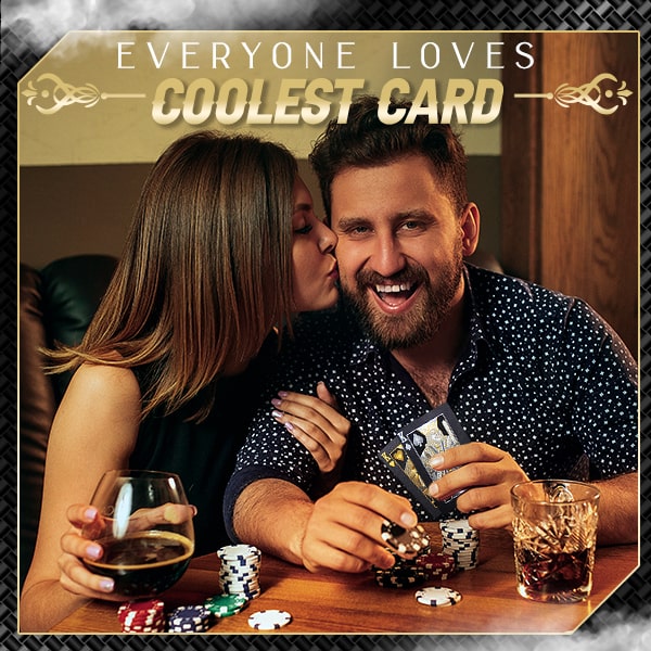 Schwarz-Goldene Luxus-Spielkarten