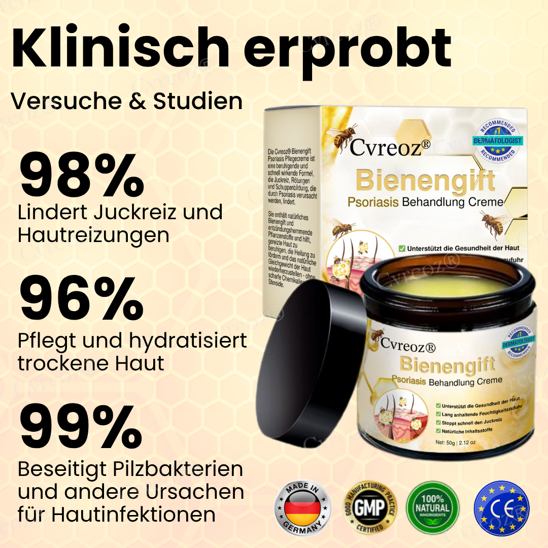 Cvreoz® Bienengift Psoriasis Behandlung Creme