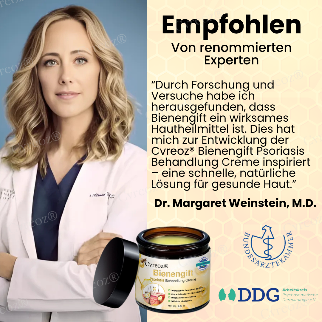 Cvreoz® Bienengift Psoriasis Behandlung Creme