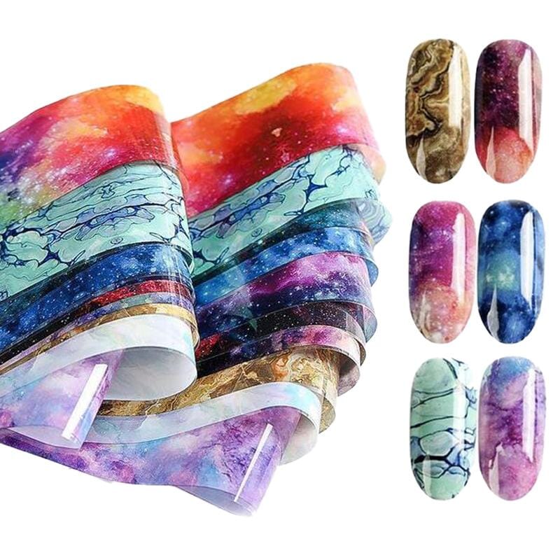 Galaxy Nail Art Sticker (10 Bögen)