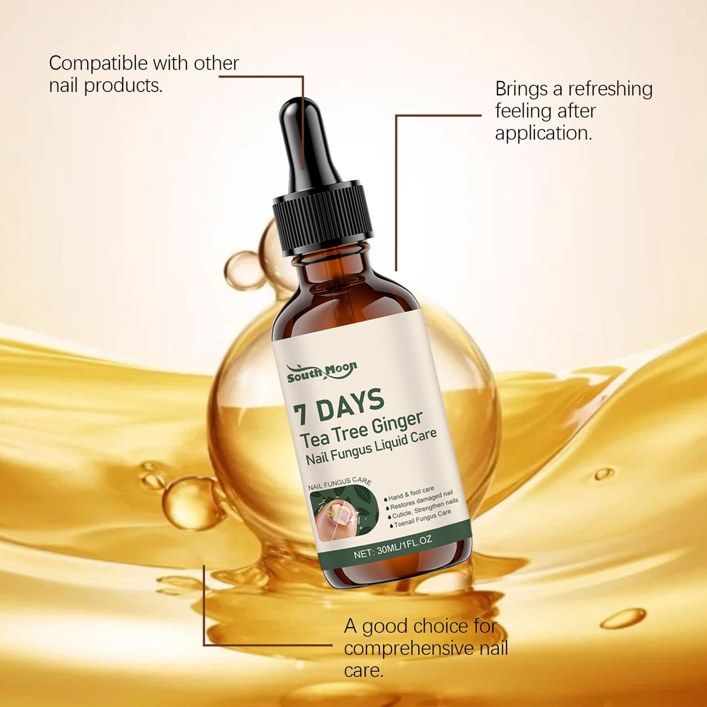 Furzero™ - SOUTH MOON🌟 Bienengift Nagelpilzbehandlung: Eine Komplettlösung für Nagelpilz