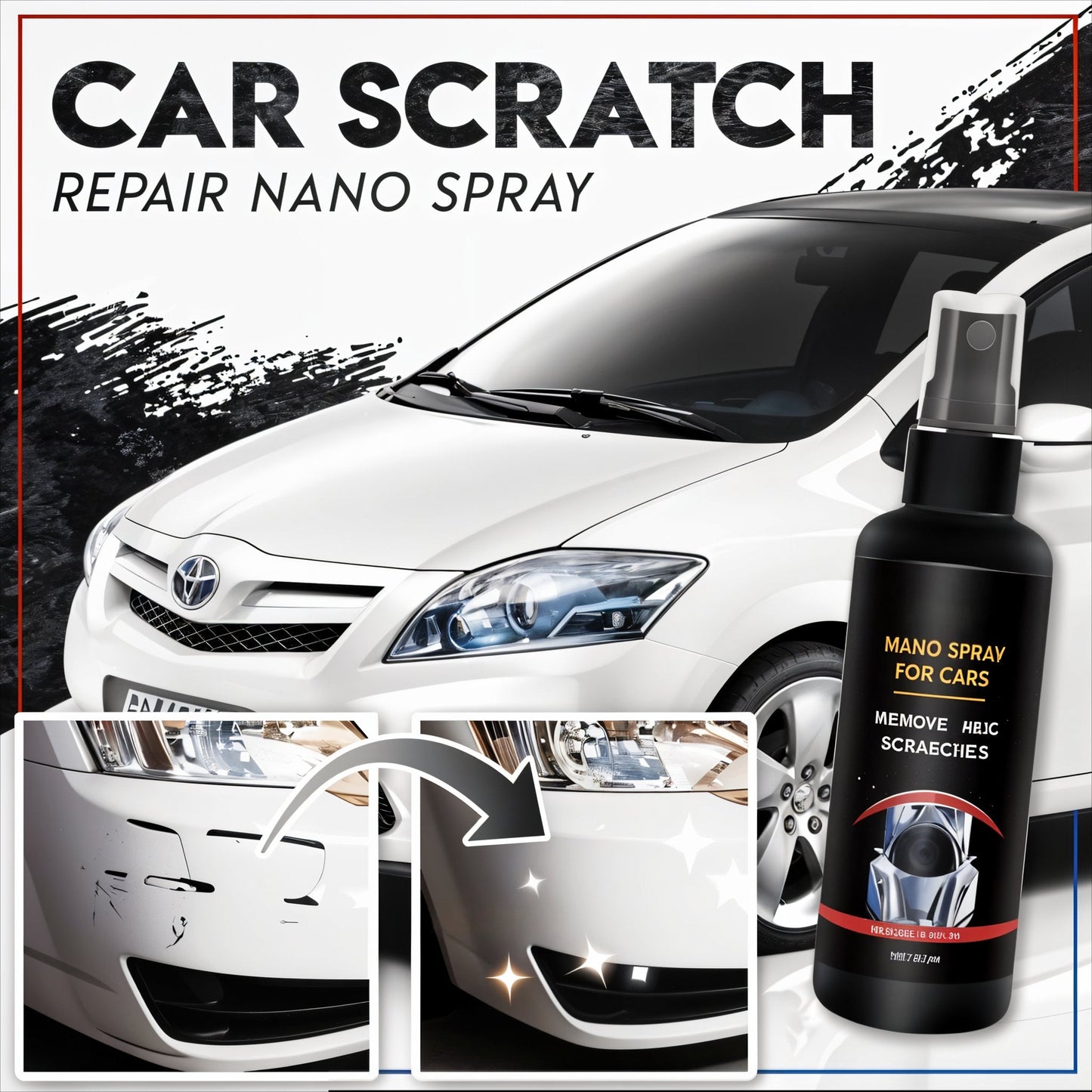 Autokratzer-Reparatur-Nanospray