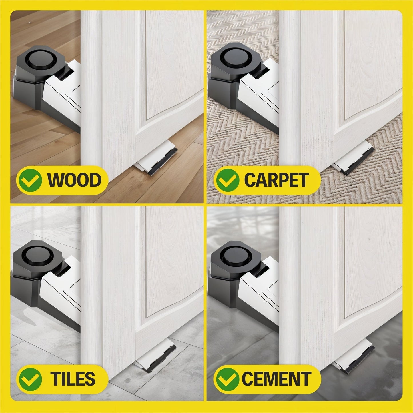 Reisesicherheits-Türstopper mit Alarm