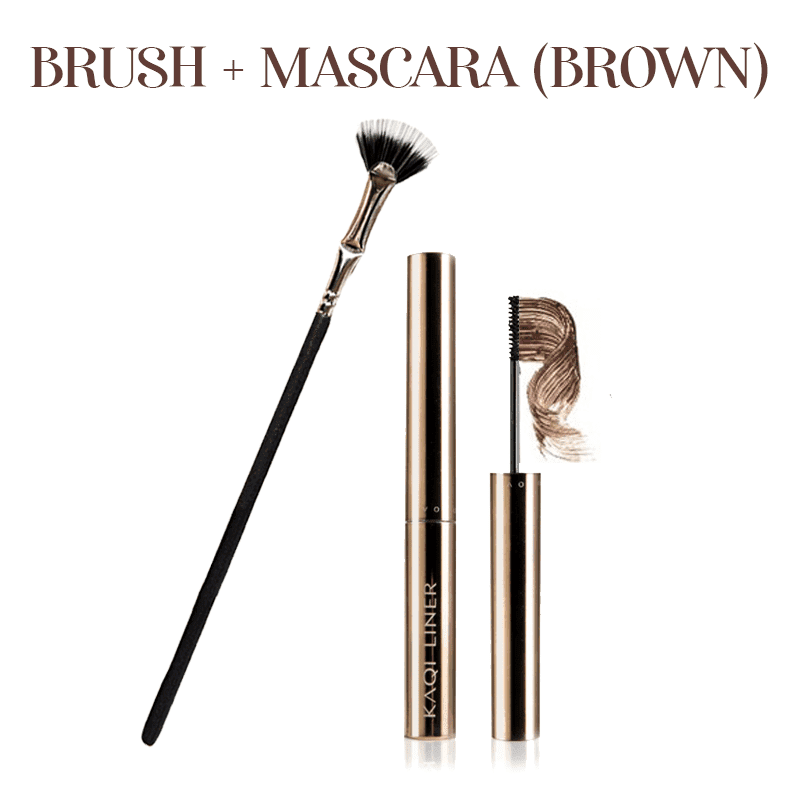 Fächerförmiger abgewinkelter Pinsel