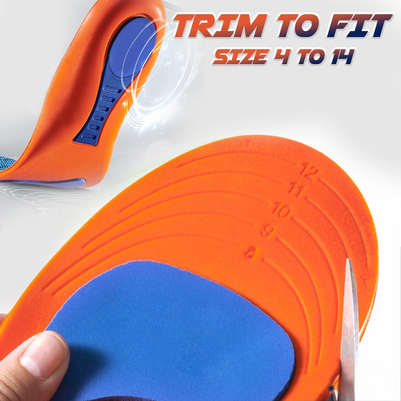 Stoßdämpfende orthopädische Sportschuheinlagen