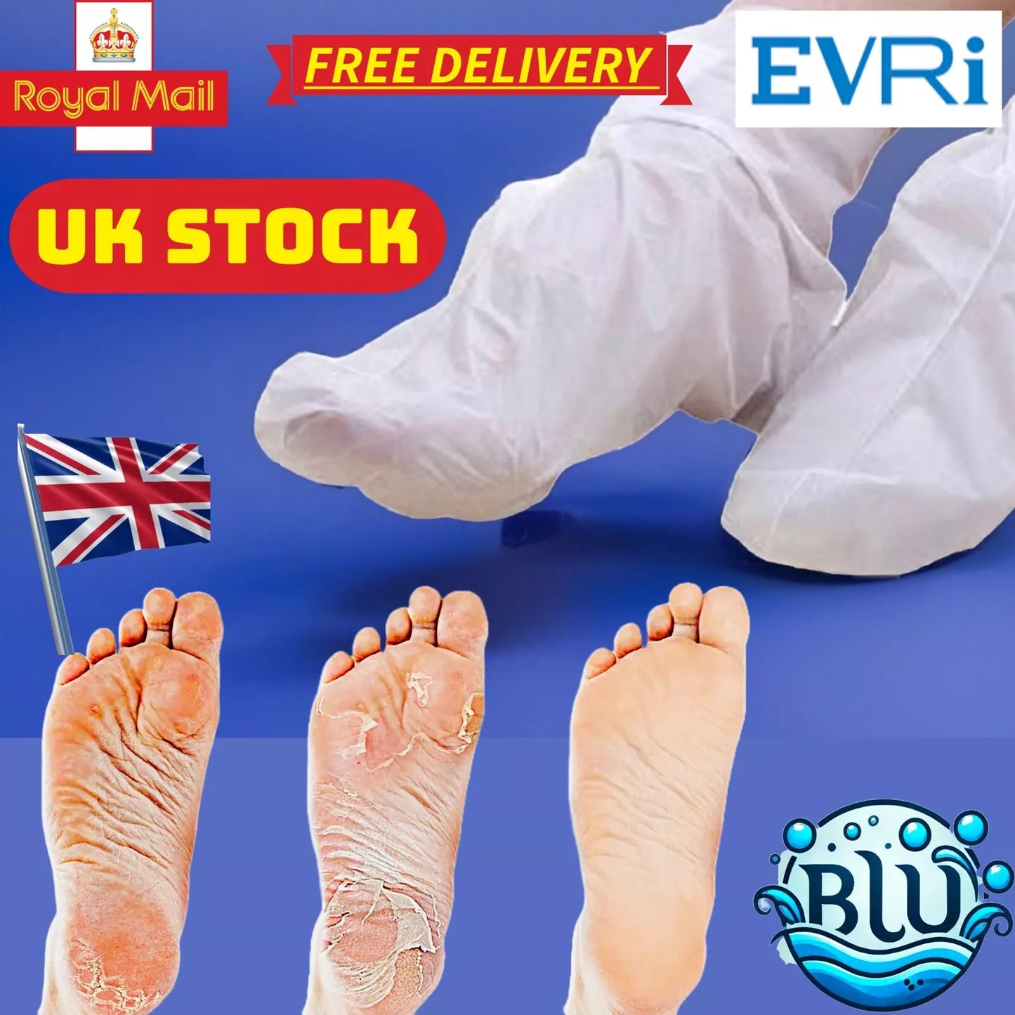 Natürliche Honig+VitE Fußpflege, Tötet Fußpilz ab, entfernt abgestorbene Hautzellen und macht die Füße so weich wie Babyfüße